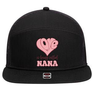 Called_Nana 7 Panel Mesh Trucker Snapback Hat