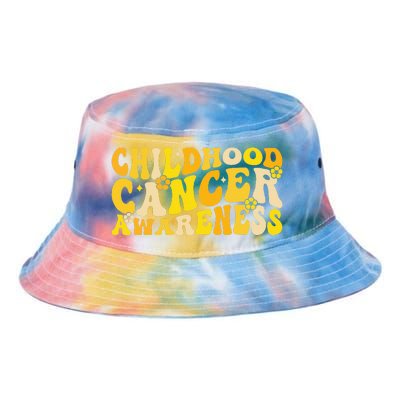 Childhood Cancer Awareness Rainbow Awareness Ribbon Tie Dye Newport Bucket Hat