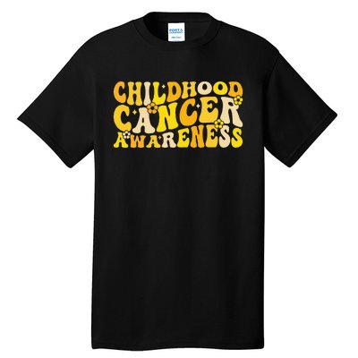 Childhood Cancer Awareness Rainbow Awareness Ribbon Tall T-Shirt