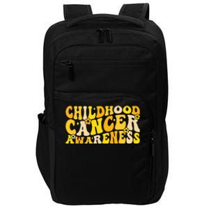 Childhood Cancer Awareness Rainbow Awareness Ribbon Impact Tech Backpack