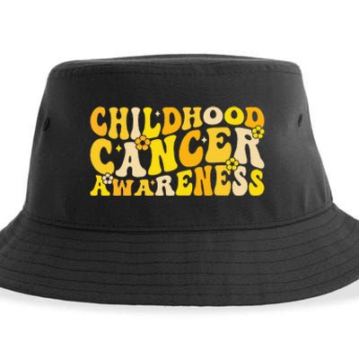 Childhood Cancer Awareness Rainbow Awareness Ribbon Sustainable Bucket Hat