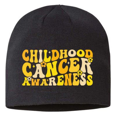 Childhood Cancer Awareness Rainbow Awareness Ribbon Sustainable Beanie