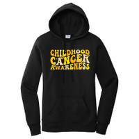 Childhood Cancer Awareness Rainbow Awareness Ribbon Women's Pullover Hoodie