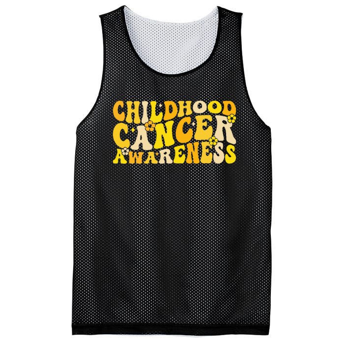 Childhood Cancer Awareness Rainbow Awareness Ribbon Mesh Reversible Basketball Jersey Tank