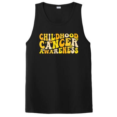 Childhood Cancer Awareness Rainbow Awareness Ribbon PosiCharge Competitor Tank