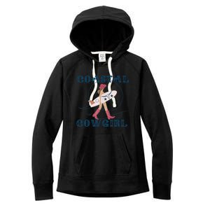 Coastal Cowgirl Aesthetic Cowgirl Surf Beach Cowgirl Outfit Women's Fleece Hoodie