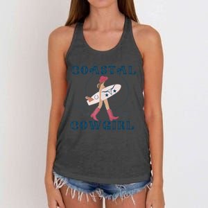 Coastal Cowgirl Aesthetic Cowgirl Surf Beach Cowgirl Outfit Women's Knotted Racerback Tank