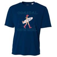 Coastal Cowgirl Aesthetic Cowgirl Surf Beach Cowgirl Outfit Cooling Performance Crew T-Shirt