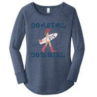 Coastal Cowgirl Aesthetic Cowgirl Surf Beach Cowgirl Outfit Women's Perfect Tri Tunic Long Sleeve Shirt