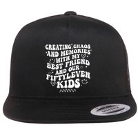 Creating Chaos And Memories With My Best Friend Flat Bill Trucker Hat