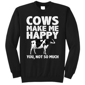 Cool Cow Art For Cow Farmer Dairy Cows Farm Animal Sweatshirt