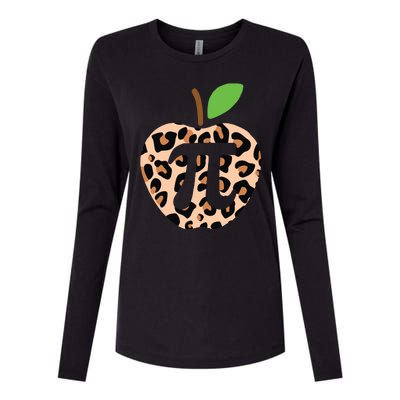 Cool Camo Apple Pi Womens Cotton Relaxed Long Sleeve T-Shirt