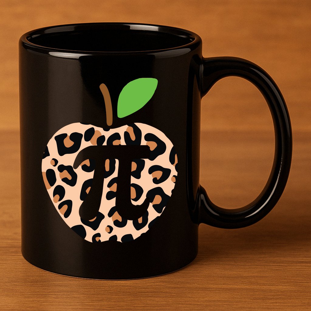 Cool Camo Apple Pi 11oz C Handle Ceramic Mug