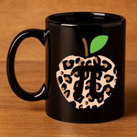 Cool Camo Apple Pi 11oz C Handle Ceramic Mug
