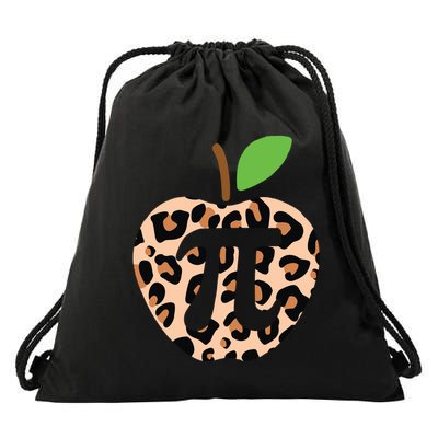 Cool Camo Apple Pi Drawstring Bag