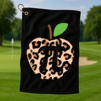 Cool Camo Apple Pi Golf Towel