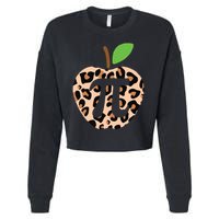 Cool Camo Apple Pi Cropped Pullover Crew