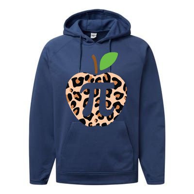 Cool Camo Apple Pi Performance Fleece Hoodie