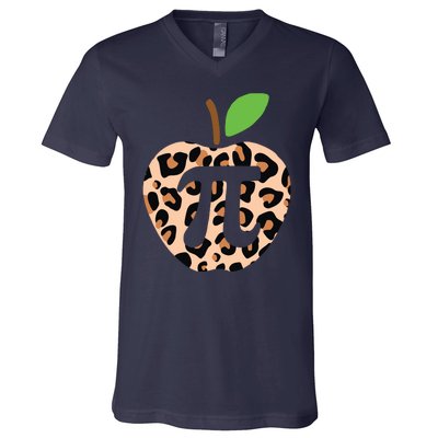 Cool Camo Apple Pi V-Neck T-Shirt