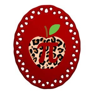 Cool Camo Apple Pi Ceramic Oval Ornament