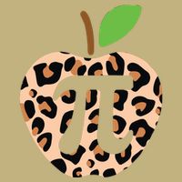 Cool Camo Apple Pi Button