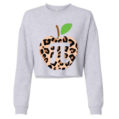 Cool Camo Apple Pi Cropped Pullover Crew