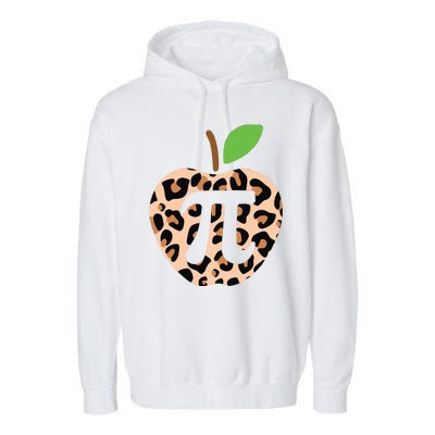 Cool Camo Apple Pi Garment-Dyed Fleece Hoodie