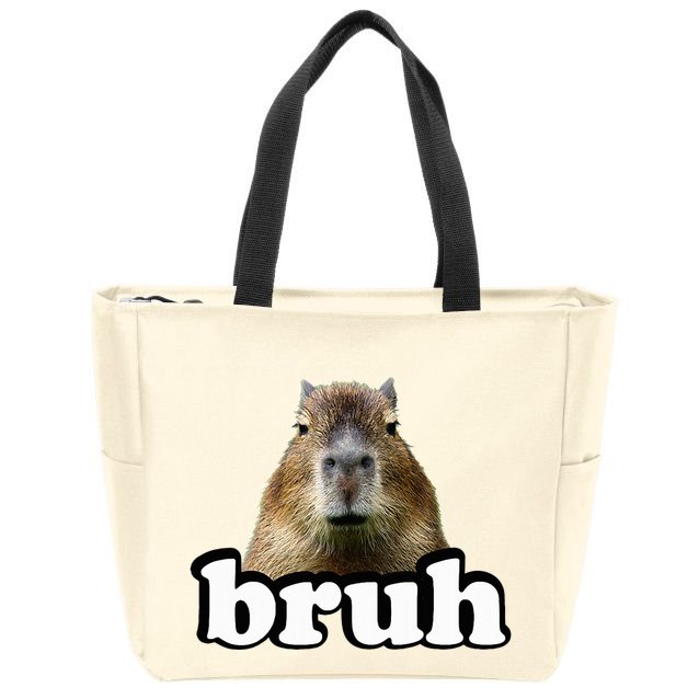 Capybara Zip Tote Bag