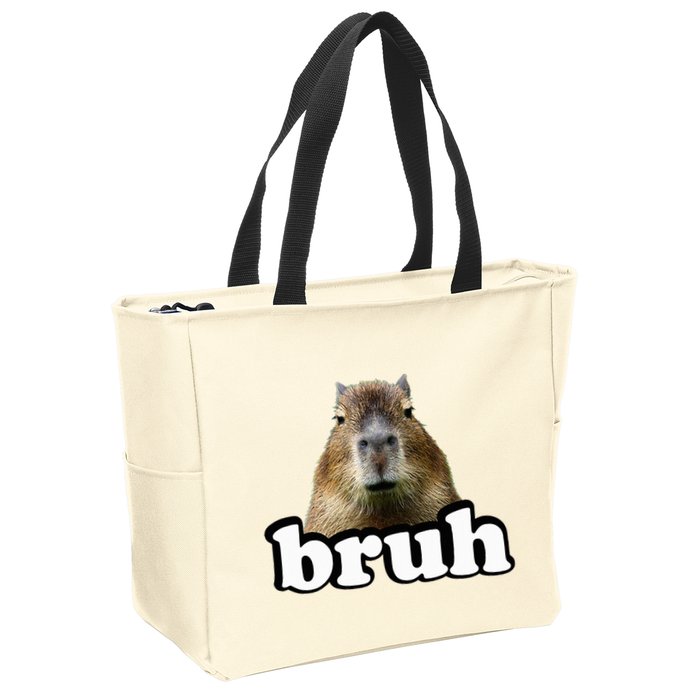 Capybara Zip Tote Bag