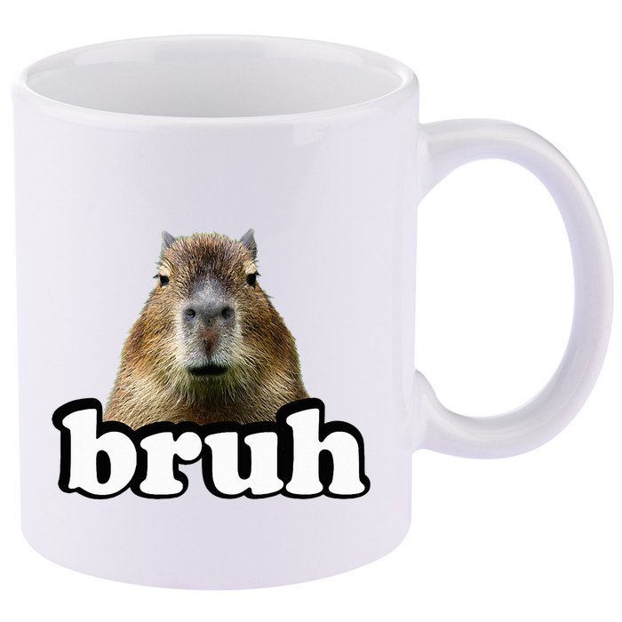 Capybara 11oz C Handle Ceramic Mug