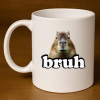 Capybara 11oz C Handle Ceramic Mug