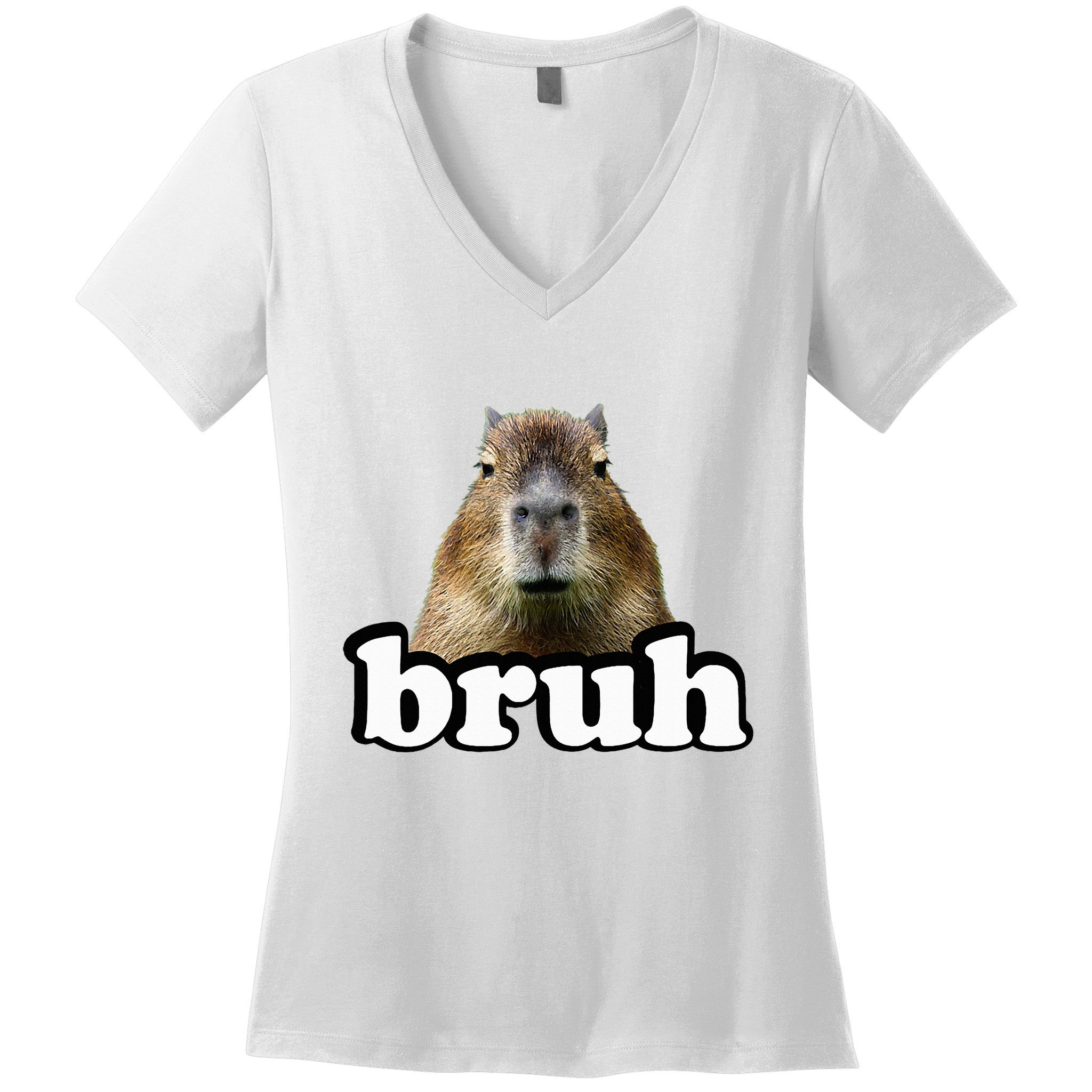 Capybara Women's V-Neck T-Shirt