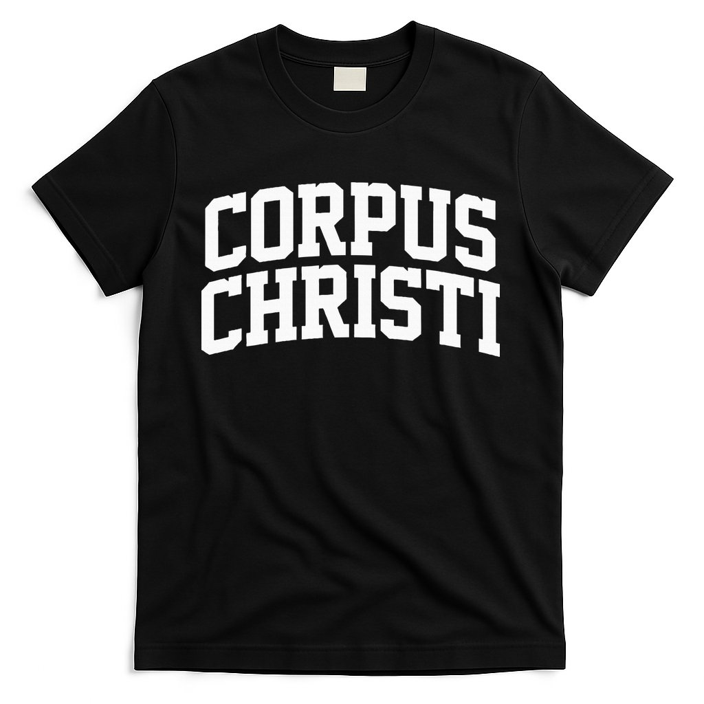 Corpus Christi Arch Vintage Retro College Athletic Sports T-Shirt