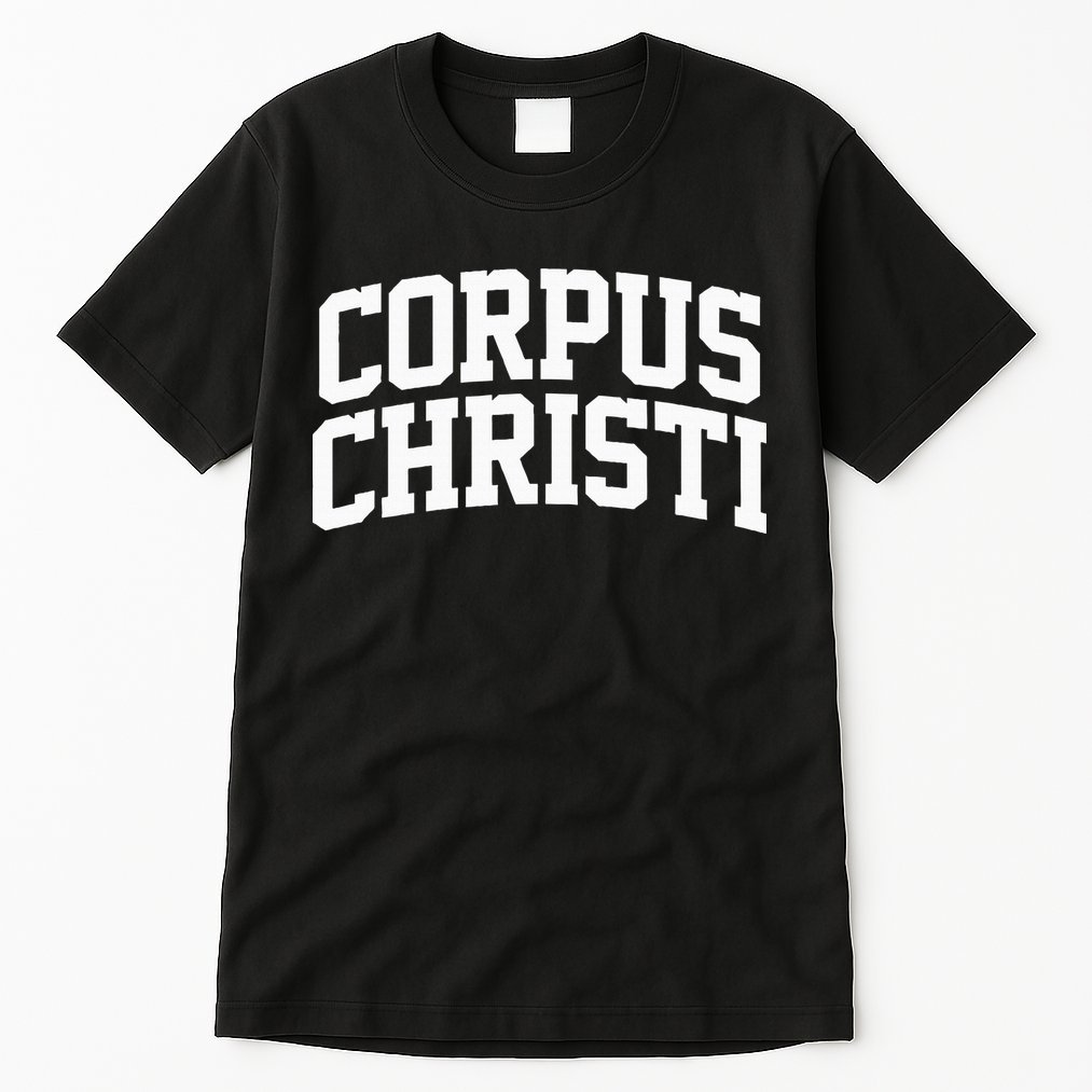 Corpus Christi Arch Vintage Retro College Athletic Sports Tall T-Shirt