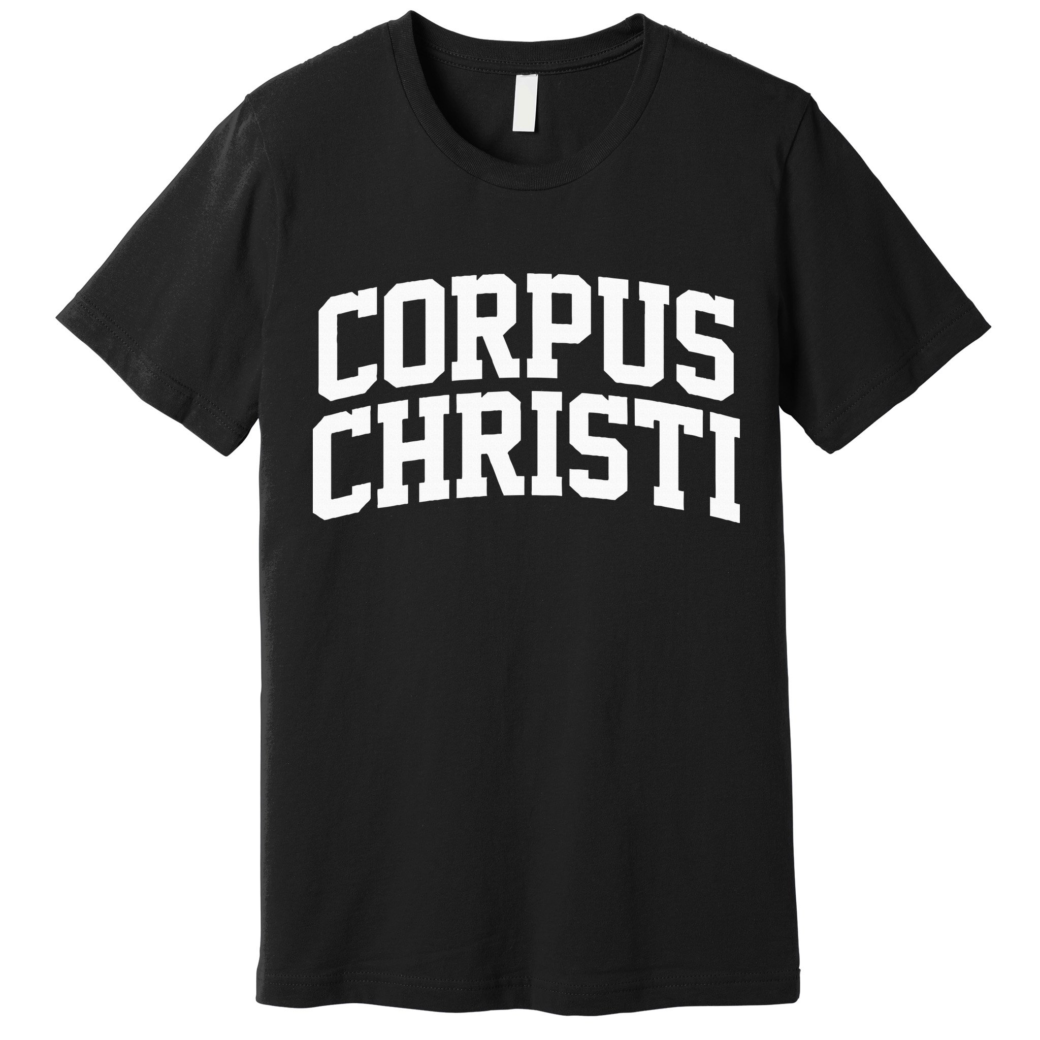 Corpus Christi Arch Vintage Retro College Athletic Sports Premium T-Shirt