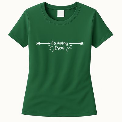 Camping Crew Arrow Womens T-Shirt