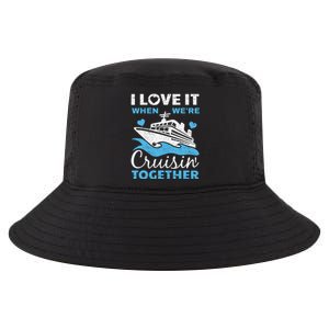 Cool Cruise Art Cruise Ship Couple Family Vacation Cool Comfort Performance Bucket Hat