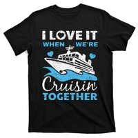 Cool Cruise Art Cruise Ship Couple Family Vacation T-Shirt