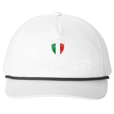 Campobasso Snapback Five-Panel Rope Hat