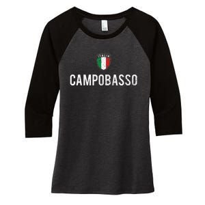 Campobasso Women's Tri-Blend 3/4-Sleeve Raglan Shirt