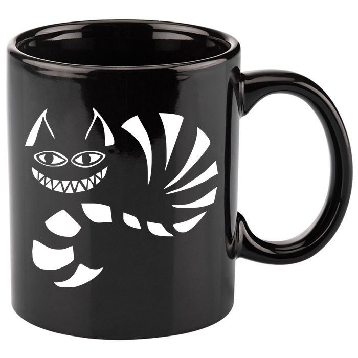 Cheshire Cat Alice In Wonderland Funny 11oz C Handle Ceramic Mug