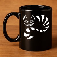 Cheshire Cat Alice In Wonderland Funny 11oz C Handle Ceramic Mug