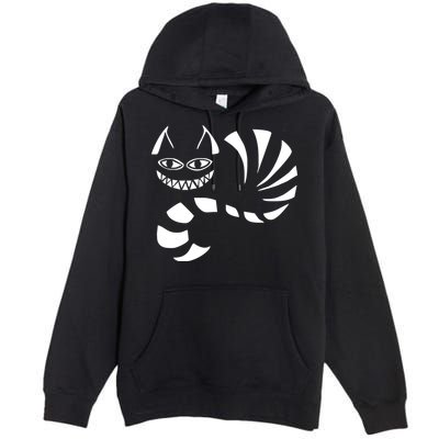 Cheshire Cat Alice In Wonderland Funny Premium Pullover Hoodie