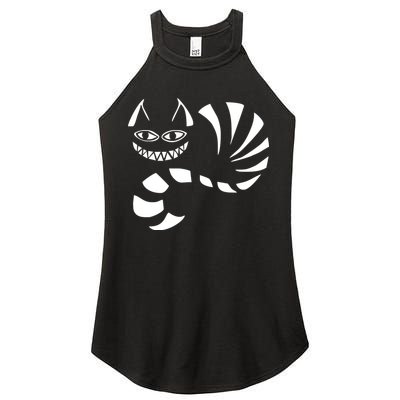 Cheshire Cat Alice In Wonderland Funny Women's Perfect Tri Rocker Tank