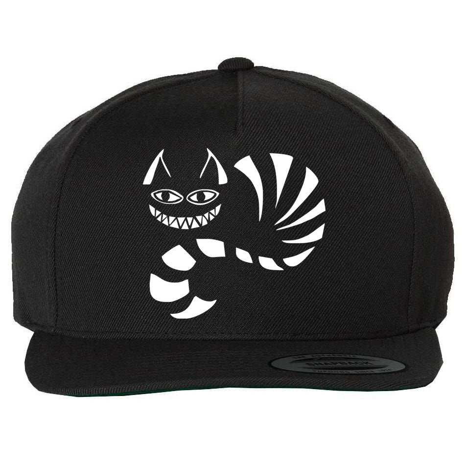 Cheshire Cat Alice In Wonderland Funny Wool Snapback Cap