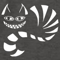 Cheshire Cat Alice In Wonderland Funny Vector Backpack
