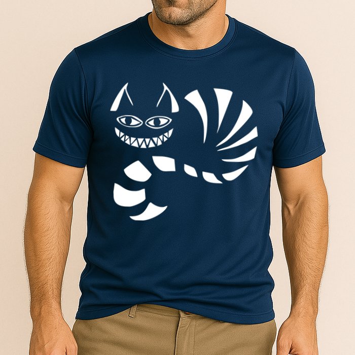 Cheshire Cat Alice In Wonderland Funny Cooling Performance Crew T-Shirt