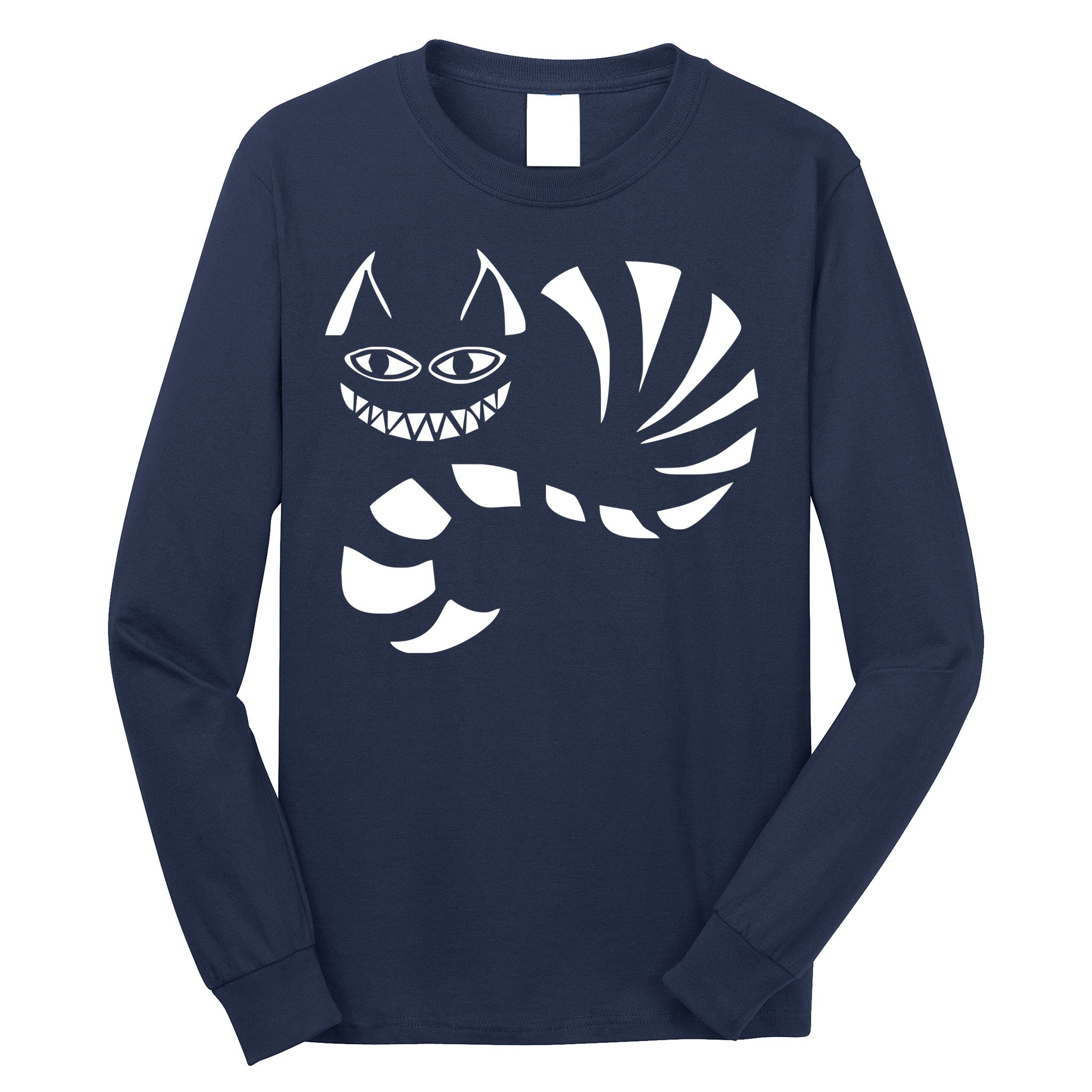 Cheshire Cat Alice In Wonderland Funny Long Sleeve Shirt