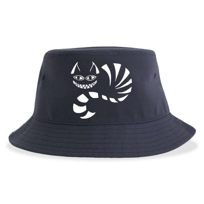 Cheshire Cat Alice In Wonderland Funny Sustainable Bucket Hat