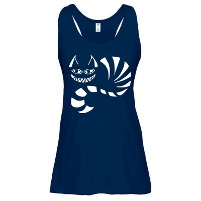 Cheshire Cat Alice In Wonderland Funny Ladies Essential Flowy Tank